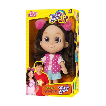 Boneca MC Divertida 28cm r Infantil Articulada Em Vinil Original  Maria Clara Novabrink - Nova Brink - Bonecas - Magazine Luiza