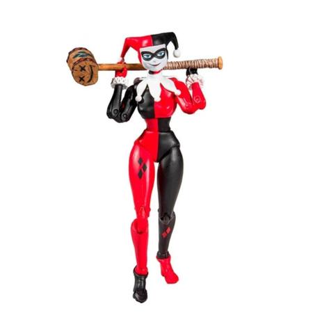 Boneco Flexível Batman + Boneca Arlequina Harley Quinn DC - New