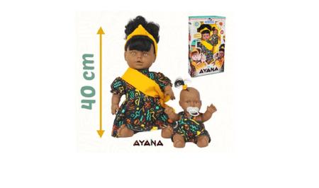 Boneca Infantil Ayana Negra Criança Pequena Roupas Africanos - Adijomar -  Bonecas - Magazine Luiza