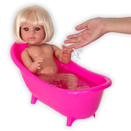 Imagem de Boneca Babe Reborn Girafinha Enxoval Completo Silicone LOL