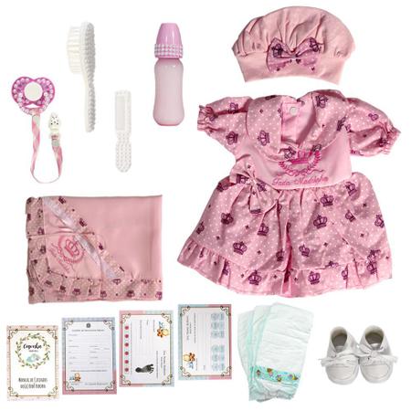 Boneca Baby Adora Princesa Luxo Roupinha de Fada Madrinha - Chic