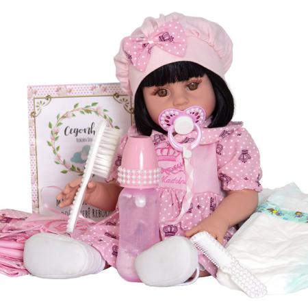 Boneca Adora Reborn Baby Morena Magazine Luiza - Cegonha Reborn