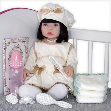 Bebê Reborn Grande Baby Alive 52cm Silicone Realista Loira - Cegonha Reborn  Dolls - Bonecas - Magazine Luiza