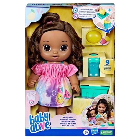 Kit Roupa Boneca Baby Alive 5 Peças - Flor Limão em Promoção na