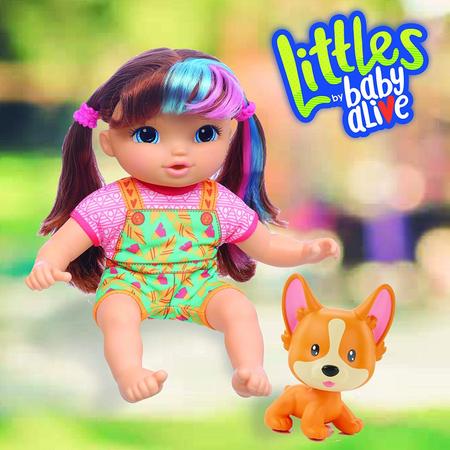 Boneca Baby Alive Littles, Fantasy Styles Squad Doll, Little Harlyn, acessórios de safári, brinquedo de cabelo castanho Imagem de Boneca Baby Alive Littles, Fantasy Styles Squad Doll, Little Harlyn, acessórios de safári, brinquedo de cabelo castanho