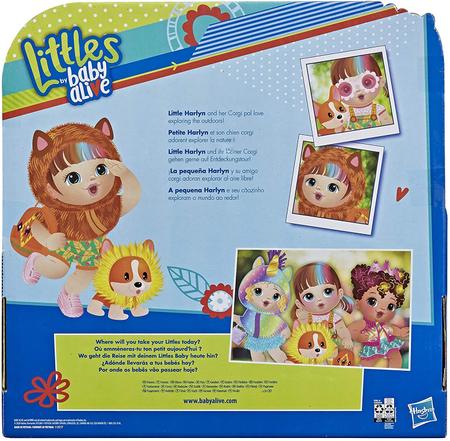 Boneca Baby Alive Littles, Fantasy Styles Squad Doll, Little Harlyn, acessórios de safári, brinquedo de cabelo castanho Imagem de Boneca Baby Alive Littles, Fantasy Styles Squad Doll, Little Harlyn, acessórios de safári, brinquedo de cabelo castanho