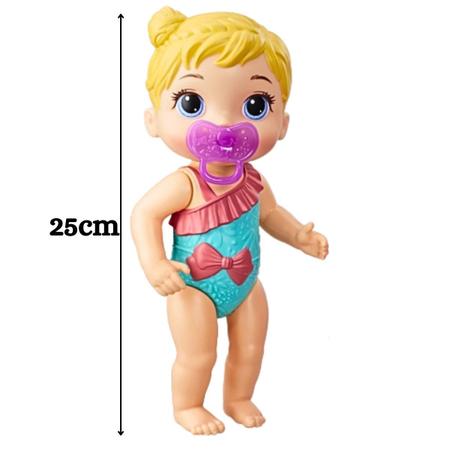 Imagem de Boneca Baby AliveBanhos Carinhosos Original  Articulada Com Acessórios Menina Brinquedo Hasbro