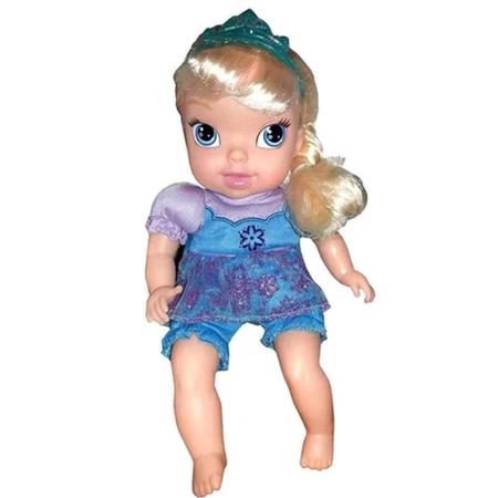 Boneca da Elsa Frozen 37cm Vestido De Luxo +De 3 Anos Mimo Toys