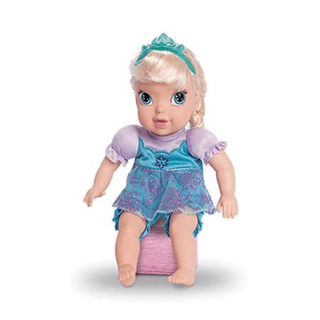 Boneca Frozen 2 Princesa Elsa Canta Vestido Acende Vinil Nfe