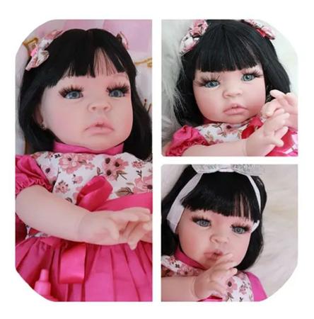 Boneca Bebê Reborn Realista 40cm - Laura em Promoção na Americanas