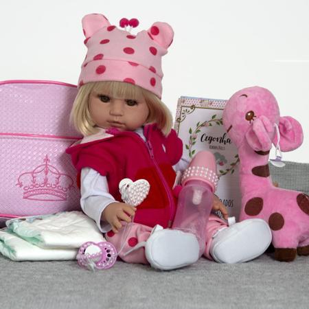 Bebe Reborn Boneca Barata Real Com Chupeta Enxoval Completo - Cegonha Reborn  Dolls - Bonecas - Magazine Luiza