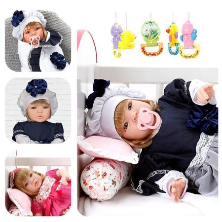 Boneca Kawaii Tipo Reborn Com Bolsa Maternidade + 23 Itens - Cegonha Reborn  Dolls - Bonecas - Magazine Luiza