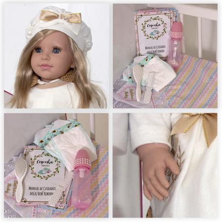 Boneca Menina 52 cm Magazine Luiza - Cegonha Reborn Dolls - Boneca Reborn - Magazine  Luiza