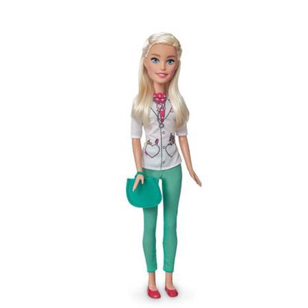 Boneca Barbie Veterinária 70 Cm Grande Divertida Lançamento