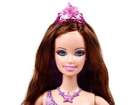 Boneca Barbie Princesa e a *Pop Star*