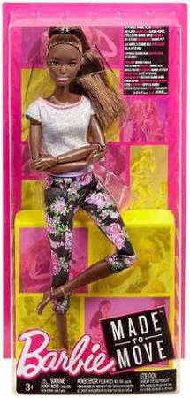 Boneca Barbie Articulada Negra Yoga Made To Move Top Eua - Mattel - Boneca  Barbie - Magazine Luiza