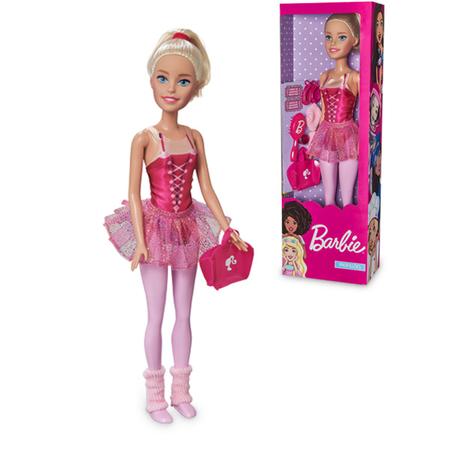 Boneca Barbie Bailarina Com Acessórios De Balé Grande 65 Cm