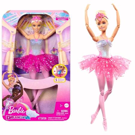 Boneca Barbie Bailarina Show de Luzes - Mattel - ARMARINHOS 3