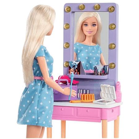 Boneca Barbie com Acessórios - Cabelo e Maquiagem - Malibu - Mattel -  Boneca Barbie - Magazine Luiza