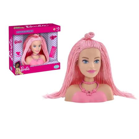 Busto De Boneca Com Acessórios - Barbie Styling Head Faces - Rosa - Pupee - Ri  Happy