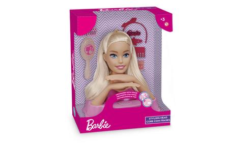 Barbie Cabeça Da Boneca Para Pentear E Maquiar Com 12 Frases em