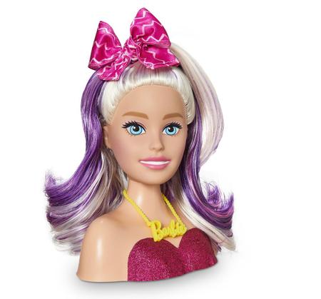 Boneca Barbie Busto Styling Head Faces Maquiagem Acessórios