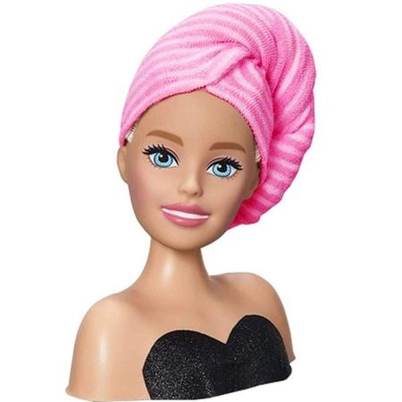 Cabeça Busto Boneca Menina Barbie Para Maquiar Pentear Salão De Beleza  Quero Ser Maquiadora - Pupee - Bonecas - Magazine Luiza