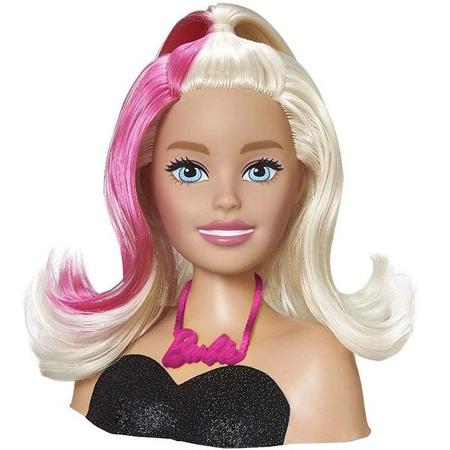 Boneca Barbie Busto - Maquiagem e Cabelo - Pupee - 1265 - Xickos