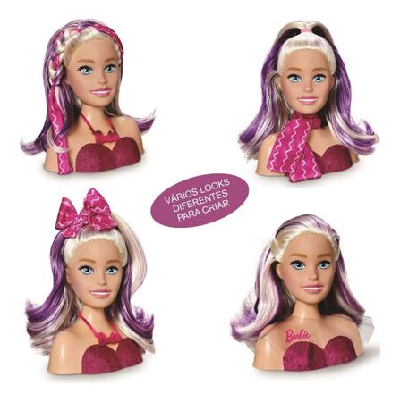 Boneca de Maquiar - Busto Barbie - Styling Head Faces - Pupee - Boneca  Barbie - Magazine Luiza