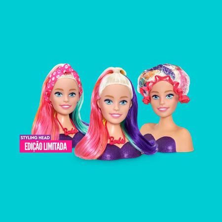 Boneca Barbie Busto Maquiagem e Cabelo Pupee 1264 – Starhouse Mega Store