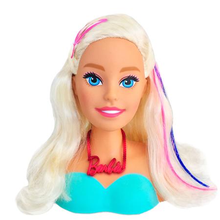 Boneca Barbie Busto Styling Head Sparkle Pentear E  MaquiarMATTELBrinquedosUrban Baby Store1242Brinquedos