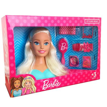 Boneca Barbie Busto Styling Head Sparkle Pentear E  MaquiarMATTELBrinquedosUrban Baby Store1242Brinquedos