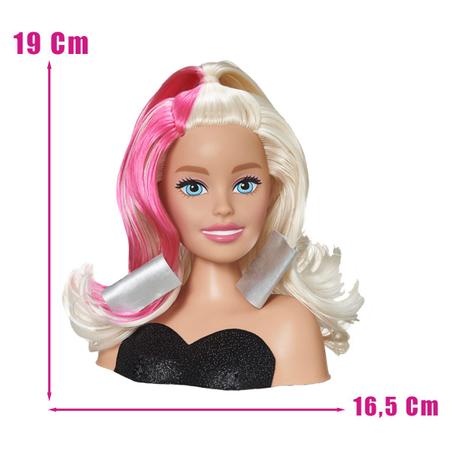 Boneca Brincar - Boneca cabelo cosmética com secador cabelo