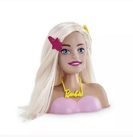 Boneca Cabeça Busto Barbie Com Acessórios P/ Pentear Maquiar 21 Peças -  Mattel - Boneca Barbie - Magazine Luiza