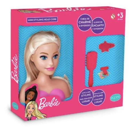 Brinquedo Bonecas Busto Barbie Styling Hair Salão De Beleza