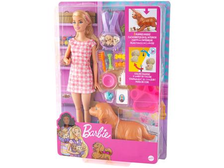 Imagem de Boneca Barbie Cachorrinhos Recém-Nascidos