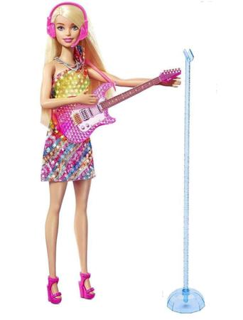 Boneca Barbie Fashionista Loira - Roupa de Rock - Mattel - Boneca Barbie -  Magazine Luiza