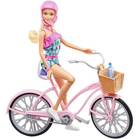 Boneca Barbie Ciclista Com Bicicleta Hby28 - Mattel