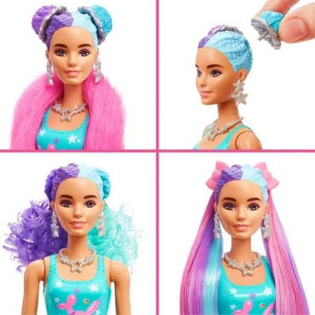 Linda boneca barbie com roupas da moda 3 barbie olhos azuis de corpo  inteiro e cabelo no rosto