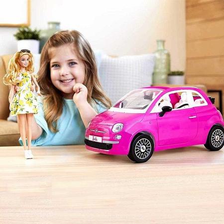 Barbie GXR57 - Boneca e carro Fiat 500 - Mattel