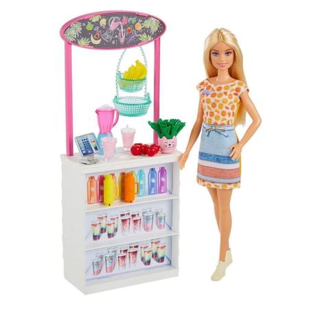 Imagem de Boneca Barbie Conjunto de Sucos Tropicais - Mattel GRN75