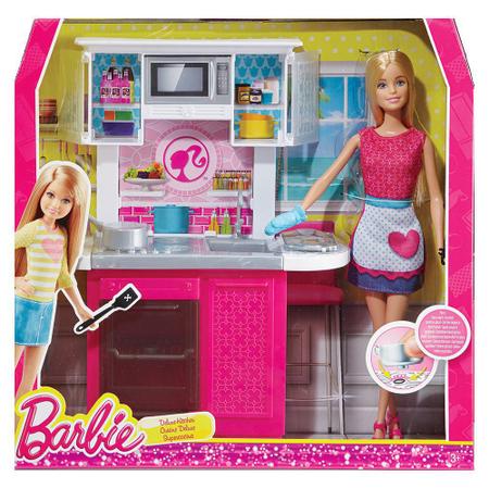 Boneca Barbie Cozinha: comprar mais barato no Submarino