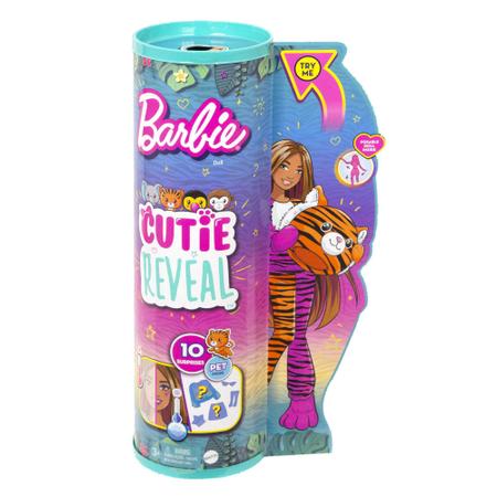 Barbie Cutie Reveal Boneca Cozy Cute Tees™ com bichinho : :  Brinquedos e Jogos