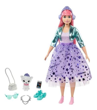 Boneca Barbie Daisy Fashion Aventuras de Princesa +Pet Gml75 em