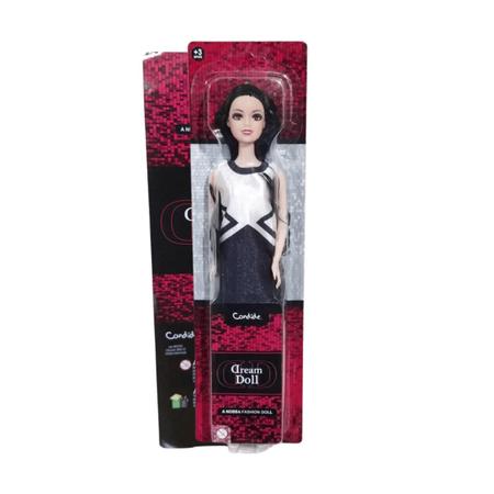 Imagem de Boneca Barbie Dream Doll Fashion Vestido Preto Candide