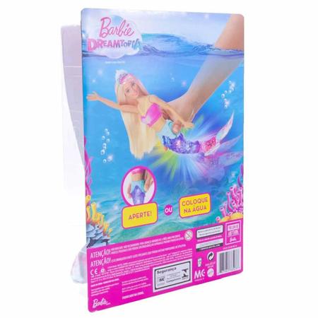 Imagem de Boneca Barbie Dreamtopia Sereia Com Luzes Arco-iris Mattel