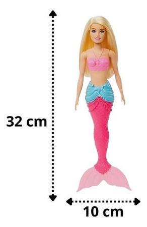 Imagem de Boneca Barbie Dreamtopia Sereia Loira Com Cauda Rosa Mattel