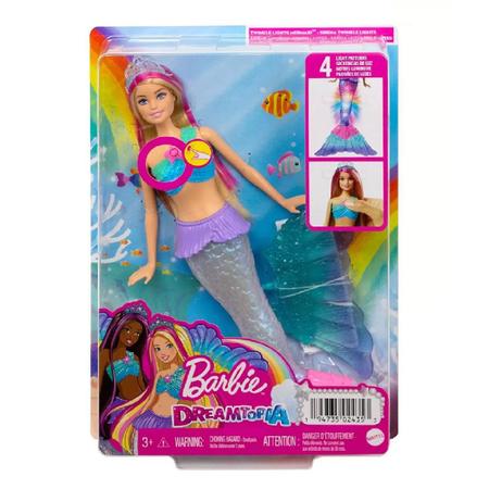 Boneca Mattel Barbie Dreamtopia Sereia Luzes E Brilho HDJ36