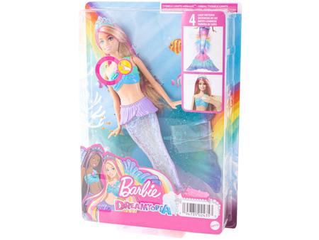 Imagem de Boneca Barbie Dreamtopia Sereia Luzes e Brilhos