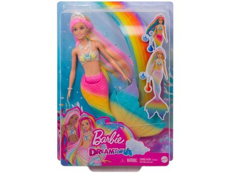 Imagem de Boneca Barbie Dreamtopia Sereia Muda de Cor Mattel